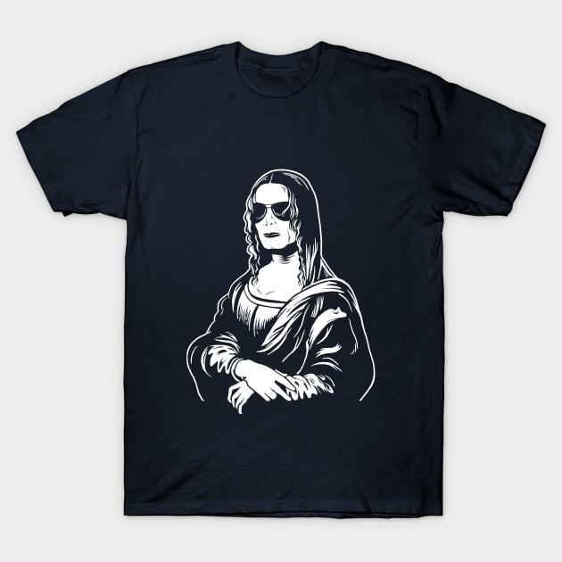 Sha Mona Lisa T-Shirt by dumbshirts